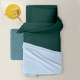 Дитяча постіль без простирадла DARK GREEN