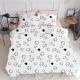 Наволочка на подушку 70х70 SHEEP DARK BLACK