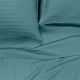 Двоспальна постільна білизна сатин з простирадлом на резинці EUCALYPTUS CS1