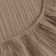 Простирадло на резинці муслін 200x220 BROWN