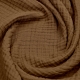 Простирадло на резинці муслін 200x220 COCOA BROWN
