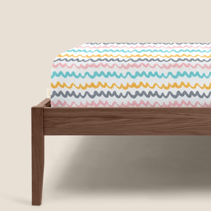 Дитяча постільна білизна в ліжечко WAVY LINES