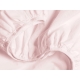 Набір простирадло на резинці 60х120 набір WHITE / ROSE