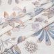Двоспальна постільна білизна з простирадлом на резинці FLORAL ORNAMENT CS1