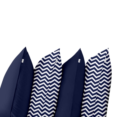 Набір наволочок на подушку 50х70 та 40х60 BLUE / BLUE ZIGZAG