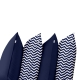 Набір наволочок на подушку 50х70 та 40х60 BLUE / BLUE ZIGZAG