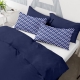 Набір наволочок на подушку 50х70 та 40х60 BLUE / BLUE ZIGZAG
