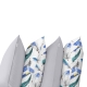 Набір наволочок на подушку 50х70 GREY / MINT FEATHER