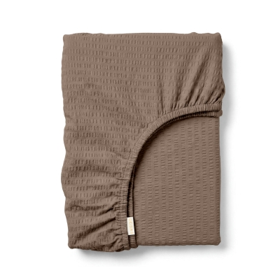 Простирадло на резинці з текстурованої бавовни 120х200 MOUSSE