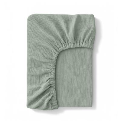 Простирадло на резинці муслін 200x200x30 MEDITATIVE