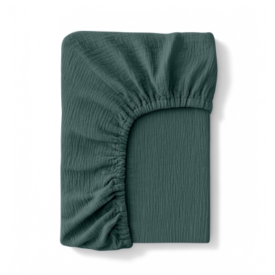 Простирадло на резинці муслін 160х200х20 ASPARAGUS