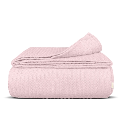 Плед покривало косичка 160х230 Petal Knitted Braid