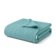 Плед покривало косичка 240х260 Azure Knitted Braid
