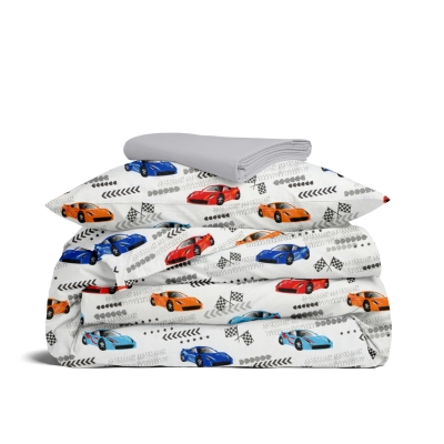 Дитяча постільна білизна в ліжечко RACING CARS