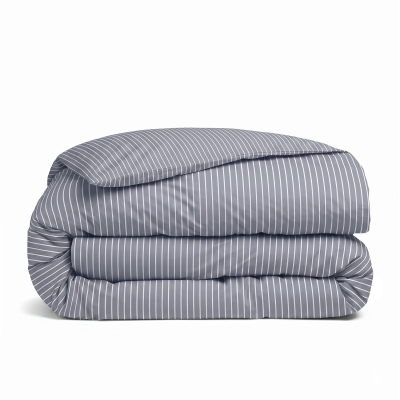 Підковдра євро з вареної бавовни 200х220 DENIM STRIPE
