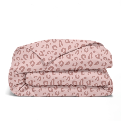 Підковдра двоспальна фланель 180х220 PASTEL LEOPARD