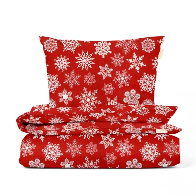 Підліткова постіль без простирадла фланель SNOWFLAKES CS3