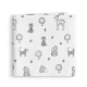 Муслінові пелюшки 75x100 WILD ANIMALS