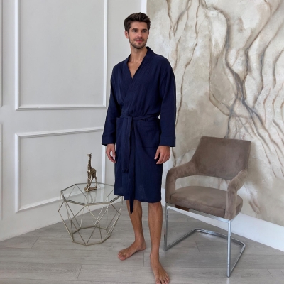 Чоловічий мусліновий халат Muslin Kimono
