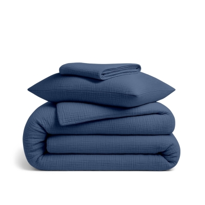 Дитяча постільна білизна муслін в ліжечко DENIM CS1