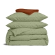 Сімейна постільна білизна з простирадлом на резинці OLIVE CS8