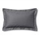 Наволочка Оксфорд 40х60 см зі страйп-сатину STONE