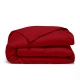 Підковдра полуторна 160х220 BURGUNDY