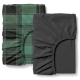 Набір простирадло на резинці фланель 90х200 FOREST TARTAN
