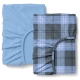 Набір простирадло на резинці фланель 200х200 OCEAN PLAID