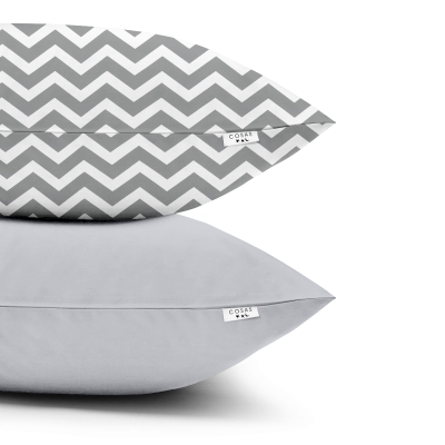Набір наволочок на подушку 40х60 GREY ZIGZAG