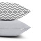 Набір наволочок на подушку 40х60 GREY ZIGZAG