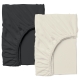 Набір простирадло на резинці 90х200 BEIGE / BLACK