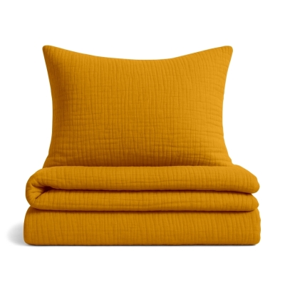 Дитяча постіль без простирадла муслін ORANGE