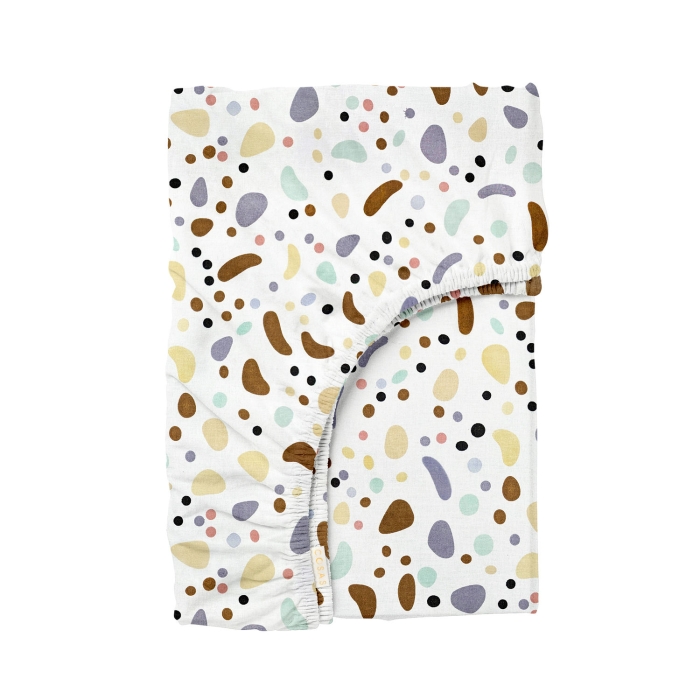 Простирадло на резинці 120х200 COLORFUL STONES
