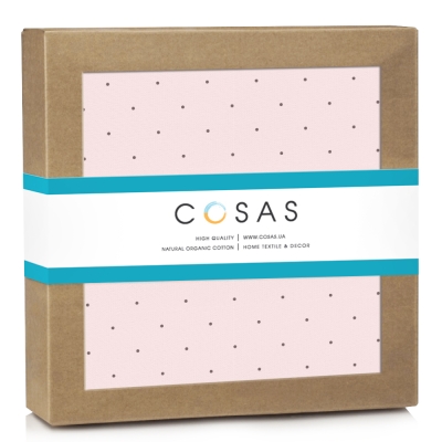 Дитячий непромокаючий наматрацник 60х120 MINI DOTS CS1