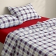 Євро постільна білизна фланель з простирадлом на резинці SCOTTISH CHARM CS3