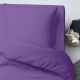 Підліткова постільна білизна з простирадлом на резинці LIGHT PLUM CS1
