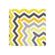 Набір із 2-х серветок 35х35 YELLOW GREY ZIGZAG