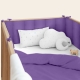 Бортики в дитяче ліжечко 30x120 LAVENDER