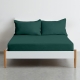 Простирадло на резинці для коляски та люльки 40x80 DARK GREEN