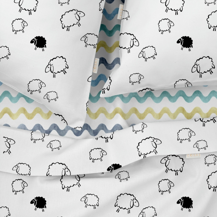 Сімейний комплект постільної білизни BLACK SHEEP CS4