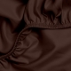 Простирадло на резинці сатин 200x200 BROWN