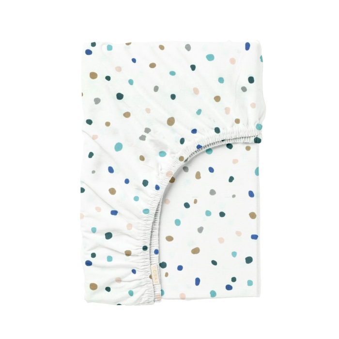 Двоспальна постільна білизна з простирадлом на резинці STORMY CS4