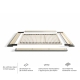 Ліжко односпальне Mango Shadow 90х200