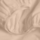 Двоспальна постільна білизна з простирадлом на резинці MISTY PASTEL