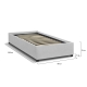 Ліжко односпальне Mango Shadow 90х200