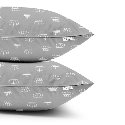 Набір наволочок на подушку 40х60 GREY CROWNS