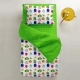 Простирадло полуторне 155х240 GREEN DOTS