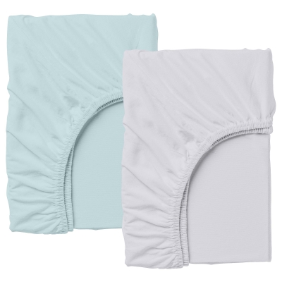 Набір простирадло на резинці 160х200 GREY / BLUE