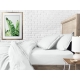 Набір євро простирадло 220х240 WHITE / GREY ZIGZAG